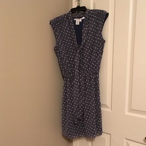 Max Studio navy and white dress